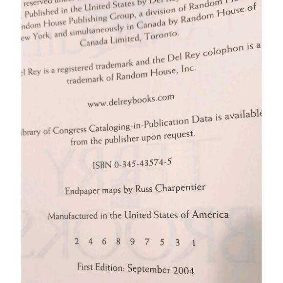 3 Books Terry Brooks Druid Shannara 1st Edition 2003 2004 Hardcover Dust Jacket - Picture 11 of 11